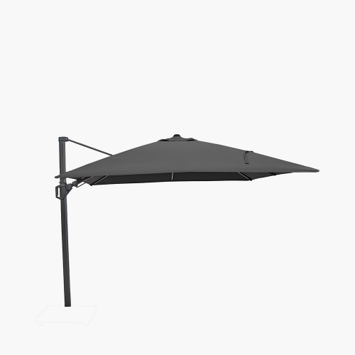 Glow Challenger T2 3m Square Anthracite Parasol