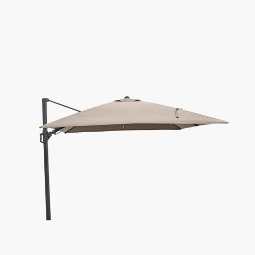 Glow Challenger T2 3m Square Taupe Parasol