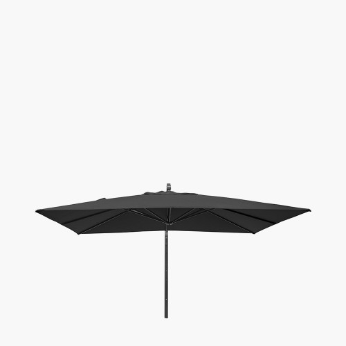 Icon Premium 4mx3m Oblong Faded Black Parasol