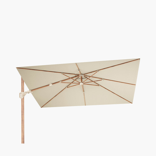 Challenger T2 2.6 x 3.5m Prem teak Parasol