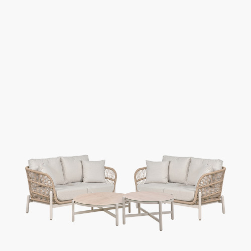 Martic  2 x 2 Seater Sofas and Set of 2 Tables