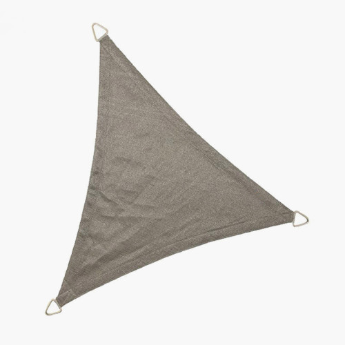 4m Triangle Waterproof Shade Sail Grey