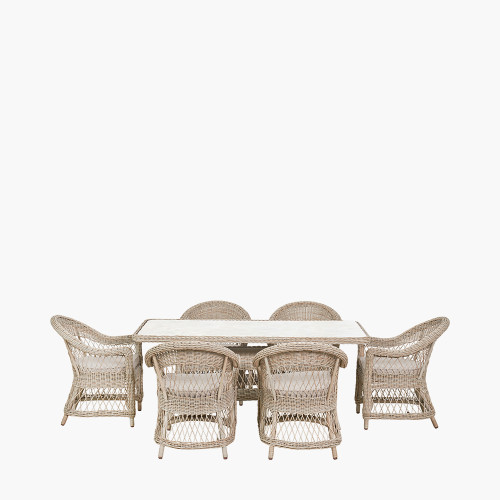 Pattaya Outdoor 6 Seater Dining Set