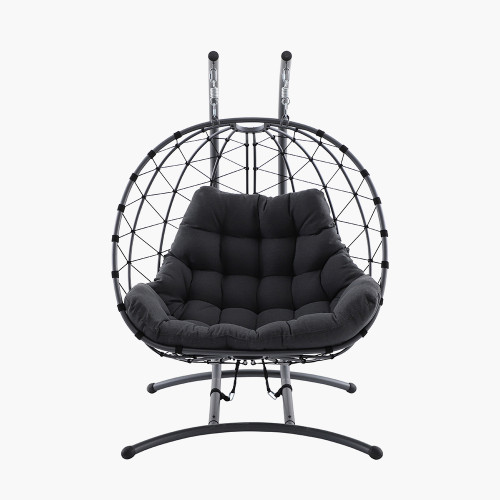 Lyon Anthracite Double Hanging Chair