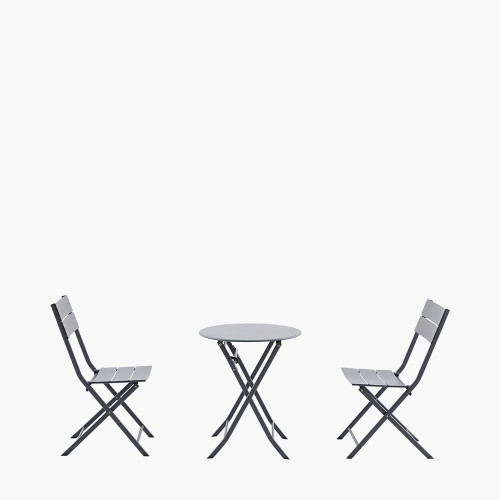 Rennes Anthracite Outdoor Bistro Set