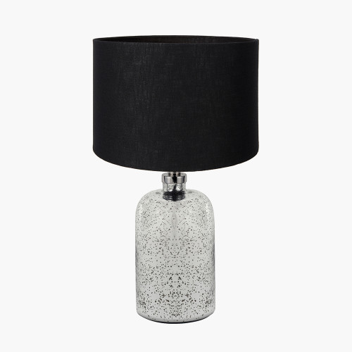 Ophelia S Mercurial Lamp/lino 30cm black shade