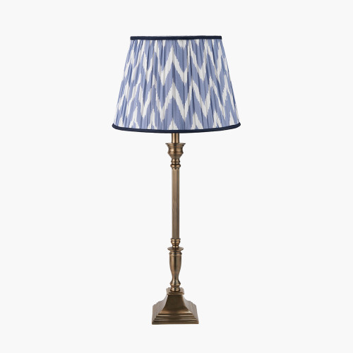 Canterbury Brass Table & Kamilah Blue shade