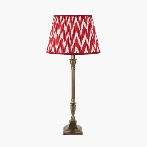 Canterbury Brass Table & Kamilah red shade