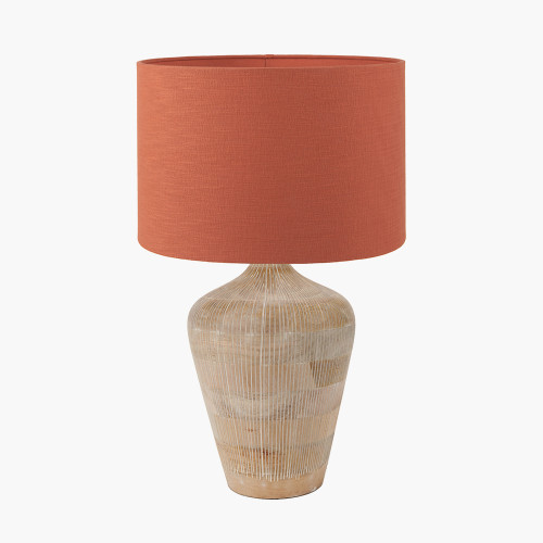 Taika Table & Lino Cinnamon Shade