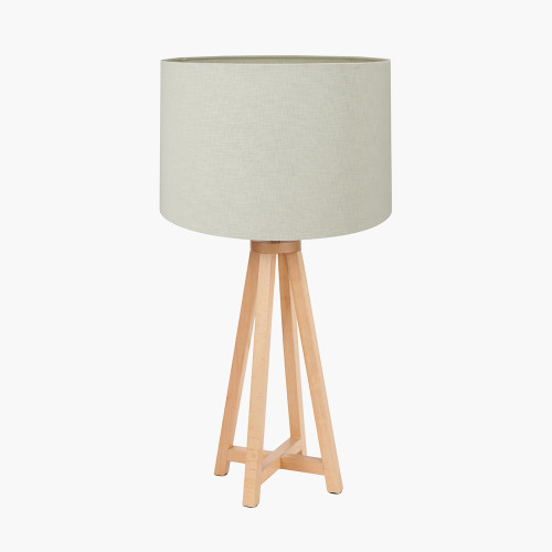 Whitby Natural Lamp & Lino 35cm Cream shade
