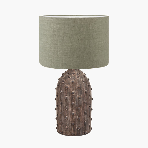 Kali Grey Lamp & Edward 30cm pistachio Shade