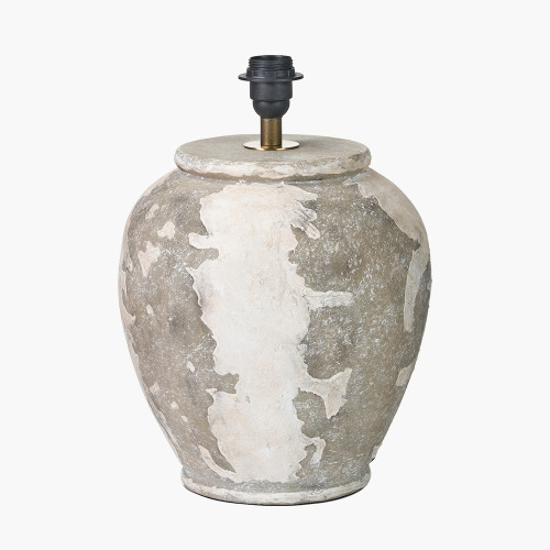 Lulia Antique Stoneware Urn Table Lamp Base