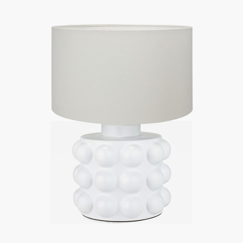 Serenity White Lamp/Henry 40cm white shade