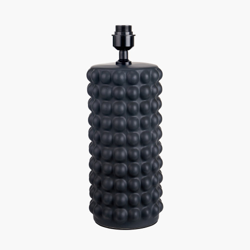 Sohan Black Bobbled Ceramic Tall TB/LB