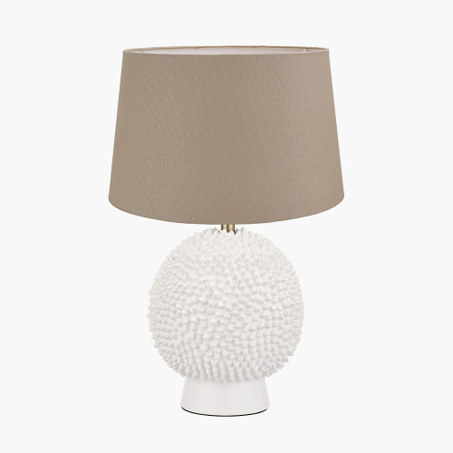 Wrenley Cream Lamp & Winston 40cm Taupe shade