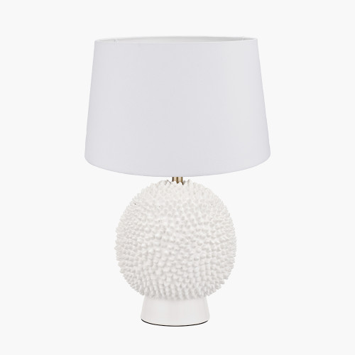 Wrenley Cream Lamp & Winston 40cm white shade