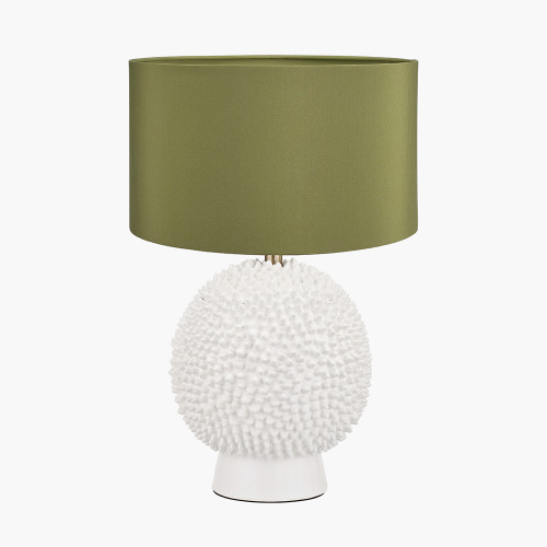 Wrenley Cream Lamp & Harry 35cm Sage shade