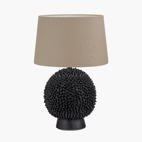 Wrenley black Lamp & Winston 40cm Taupe shade
