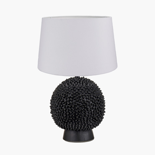 Wrenley black Lamp & Winston 40cm white shade