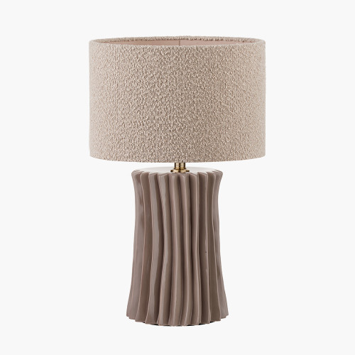 Devony Taupe Lamp/Rouen 35cm Taupe shade