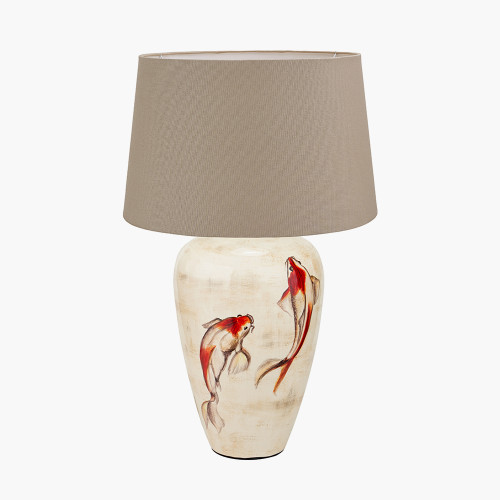 Emerayn Koi Lamp/Winston 40cm Taupe shade