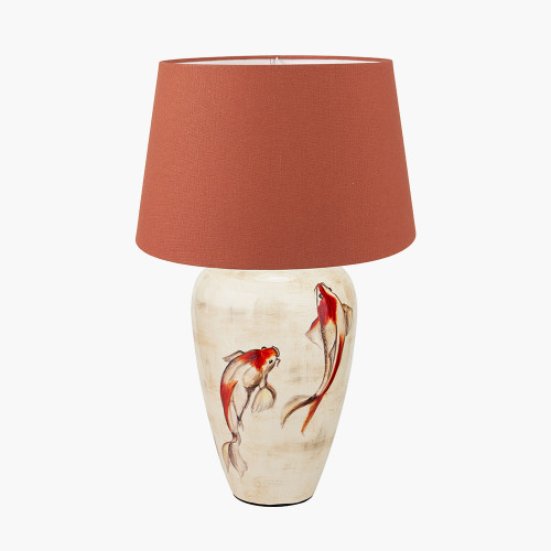 Emerayn Koi Lamp/Winston 40cm Tobacco shade