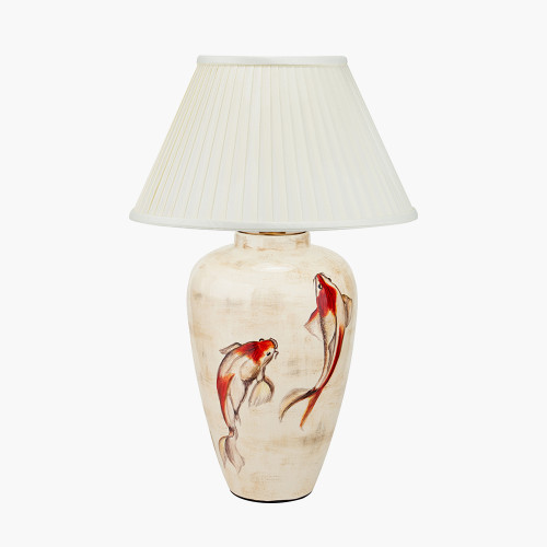 Emerayn Koi Lamp/Bacall 45cm Almond shade