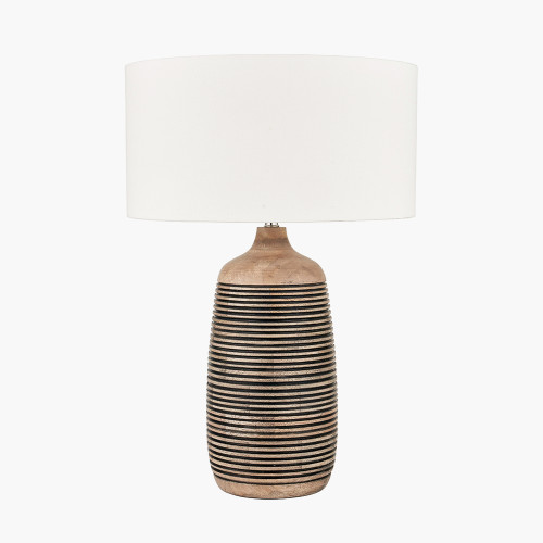 Caspian Natural Wood Grooved TB/L