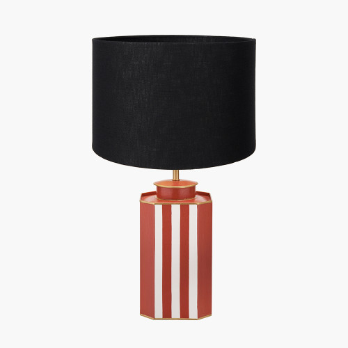 Raya Metal Lamp/Lino 40cm Black shade