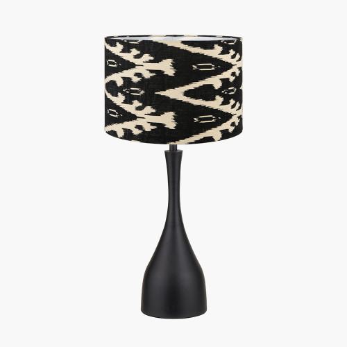 Llora Table Base & Lars 35cm Black shade