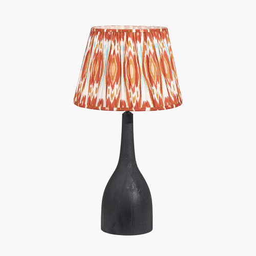 Corella Black Lamp/Izara 40cm Cinnamon shade