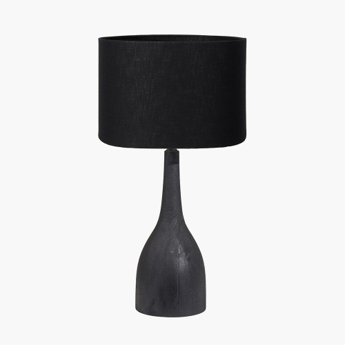 Corella Black Lamp//Lino 40cm black shade