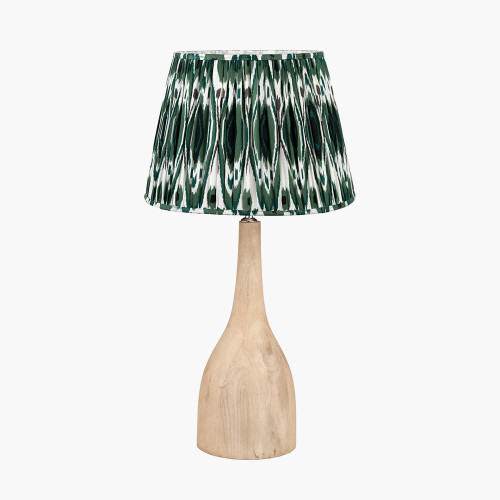 Corella Natural Lamp//Izara 40cm green shade