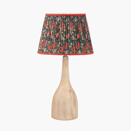 Corella Natural Lamp//floressa 40cm red shade