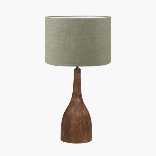 Corella brown Lamp//edward 40cm green shade