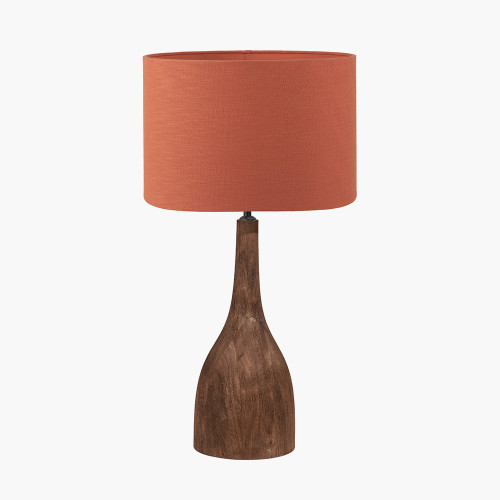 Corella brown Lamp/lino 40cm cinnamon shade
