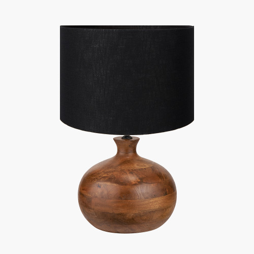 Kiah Lamp/Lino 40cm black shade