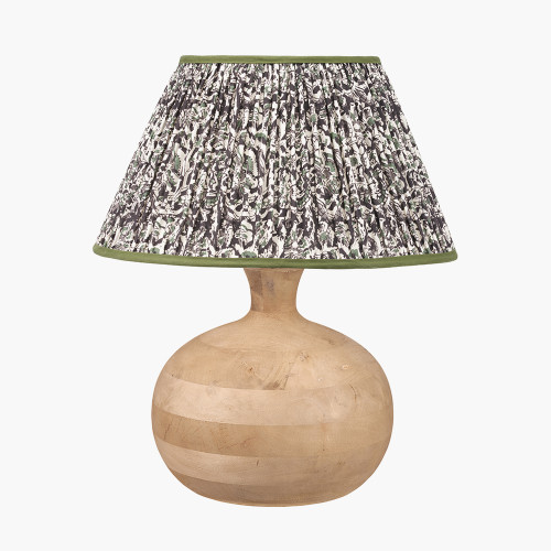Kiah Natural Lamp/Ornella 45cm green shade
