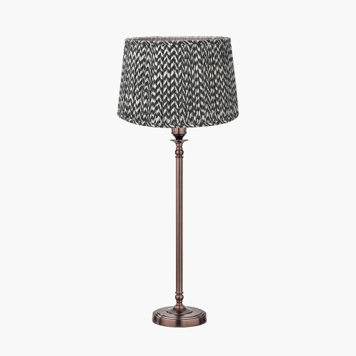 Piero Bronze Lamp/Vienna 35cm black shade