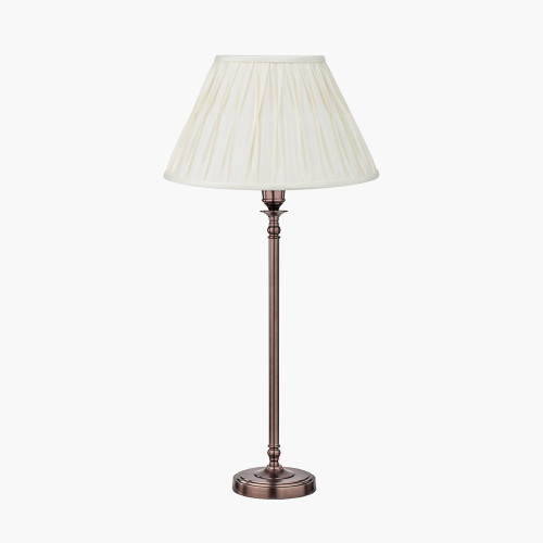 Piero Bronze Lamp/Garbo 35cm cream shade