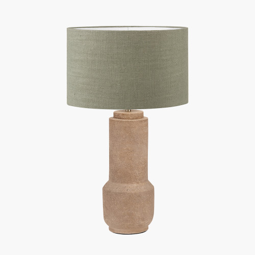 Table Base & Edward 35cm green shade