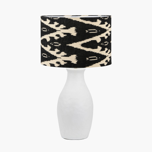 Eirene Base & Lars 40cm Black Ikat shade