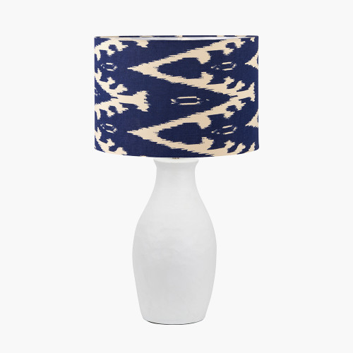 Eirene Base & Lars 40cm blue Ikat shade