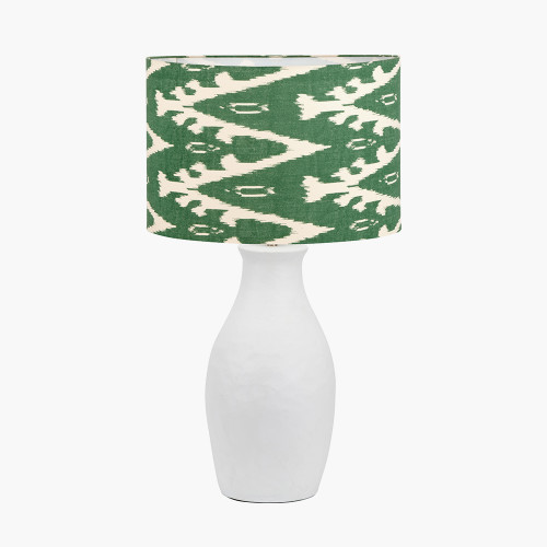 Eirene Base & Lars 40cm green Ikat shade