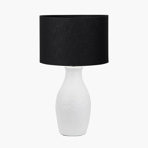 Eirene Table Base & Lino 40cm Black shade