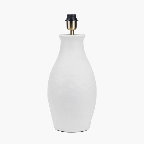 Eirene White Stoneware Table lamp Base