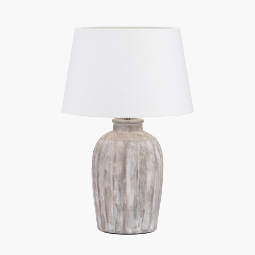 Ambrosia Table Base & Lys 35cm White shade