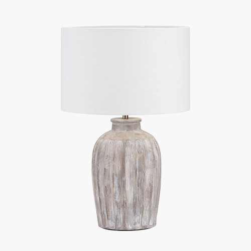 Ambrosia Base & Lino 35cm white shade