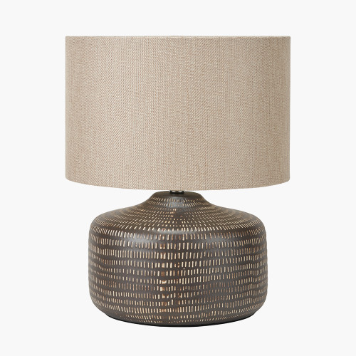 Kai Earth Textured Ceramic Table Lamp