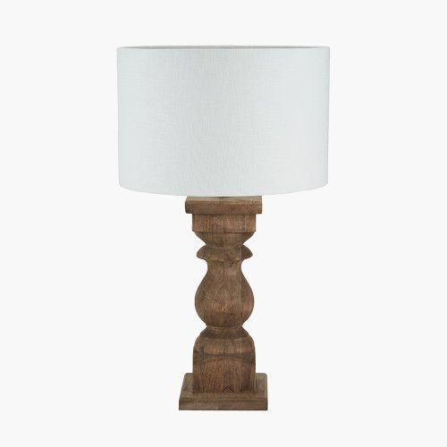 Kavya Base & Lino 45cm White Shade
